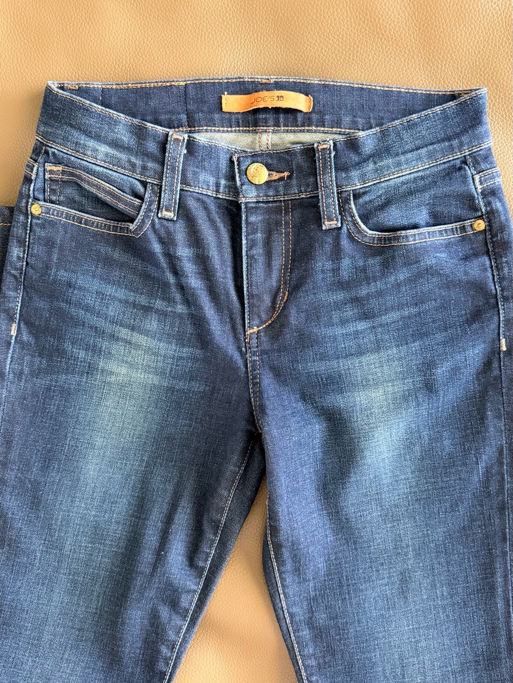 Joe's Jeans Skinny Bootcut Jeans in Dark Blue Wash